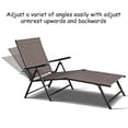 thumbnail image 3 of Costway 2 Pcs Chaise Longue de Piscine Fauteuil Inclinable Mobilier de Patio Extérieur Réglable Neuf, 3 of 10
