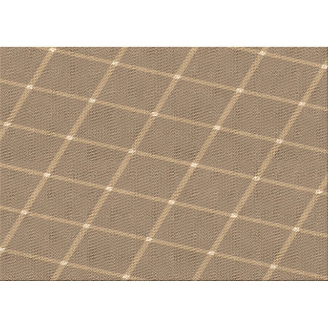 Ahgly Company Machine Washable Indoor Rectangle Transitional Brown Sand Brown Area Rugs, 7' x 9'