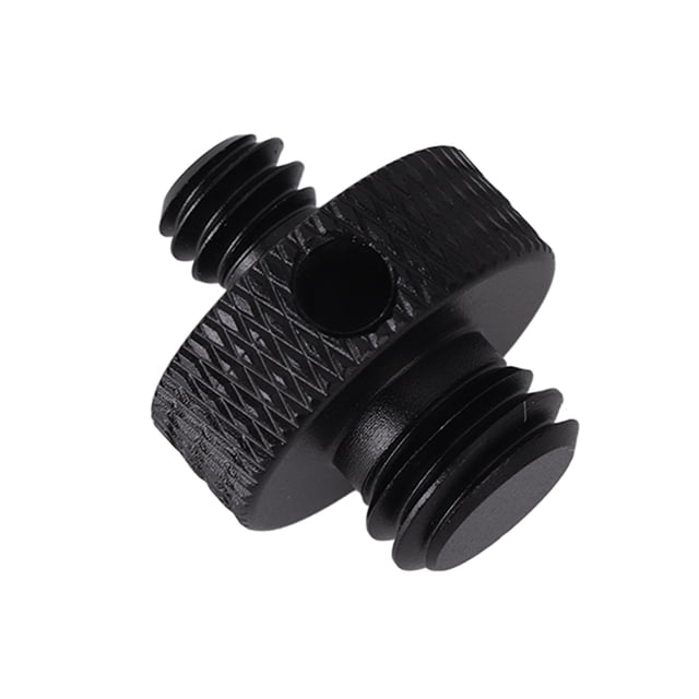 1/4in And 3/8in Camera Screw Adapter Mount, High Smoothness 3.5mm Round Hole Camera Screw Adapter For Camera Cage Black