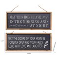 thumbnail image 2 of IH Casa Decor Framed Rect. Wood Sign May Your Home Be Filled With Asstd - Set of 2, 2 of 4