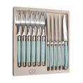 thumbnail image 3 of Jean Dubost JD97-13693.TQ Ensemble de Couverts 12 Pcs avec Poignées, Turquoise, 3 of 4