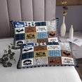 thumbnail image 3 of YST Kids Rv Camper Quilt Bedding Set Queen,Happy Camping Themed Bedspread for Bunks Travel Trailers,Rustic Cabin Camper Quilts Set Woodland Bedroom Decor,Patchwork Checkered Coverlet&nbsp;Set, 3 of 5