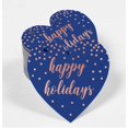 thumbnail image 2 of Inkdotpot Rose Gold Foil Paper Hang Tag Happy Holiday Favor Tag 50 Pieces, 2 of 6
