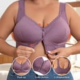 thumbnail image 2 of WRKEKC Wireless Sleep Bra Plus Size Floral Print Seamless Comfort Lounge Wear Non Underwire, 2 of 4