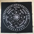 thumbnail image 3 of Tarot Tablecloth Divination Tarot Card Pad Board Game Pendulum Runes Table Cloth 30x30cm, 3 of 5