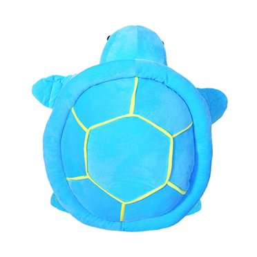 DYNWAVECA Turtle Butt Pads for Snowboarding Skating Pad Shock Absorbing Soft Outdoor Sports Adjustable Cute Ski Protection Hip Butt Pad Blue Kid