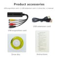 thumbnail image 2 of ZheElen USB2.0 Audio AV TV Card VHS to DVD Converter Analog Video to Digital Format Record Capture Card PC Adapter, 2 of 9