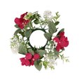 thumbnail image 1 of Hydrangea Candle Rings Wreaths Floral Candle Ring Candlerings For Pillar Candle, 1 of 4
