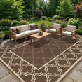thumbnail image 4 of Reversible Outdoor Rug, Waterproof Plastic Straw Mat – Durable, UV-Resistant, Easy-Clean, Non-Shedding Patio Carpet for Deck, Porch, Balcony, Backyard, Camping, RV Use, 4 of 8