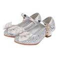 thumbnail image 1 of 2025 Sandals Closed Toe Rhinestone Sandals For Heels Wedding Party Shoes For 12-18 Months Sequins Bow For Toddler, 1 of 9