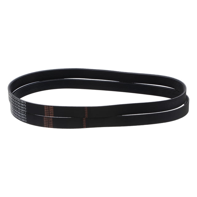 Unique Bargains 287J8 PJ V-Ribbed Belt, EPDM Industrial Transmission Serpentine Belt, 2 Pack