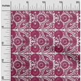 thumbnail image 2 of oneOone Velvet Magenta Fabric Block Sewing Craft Projects Fabric Prints By Yard 58 Inch Wide, 2 of 5