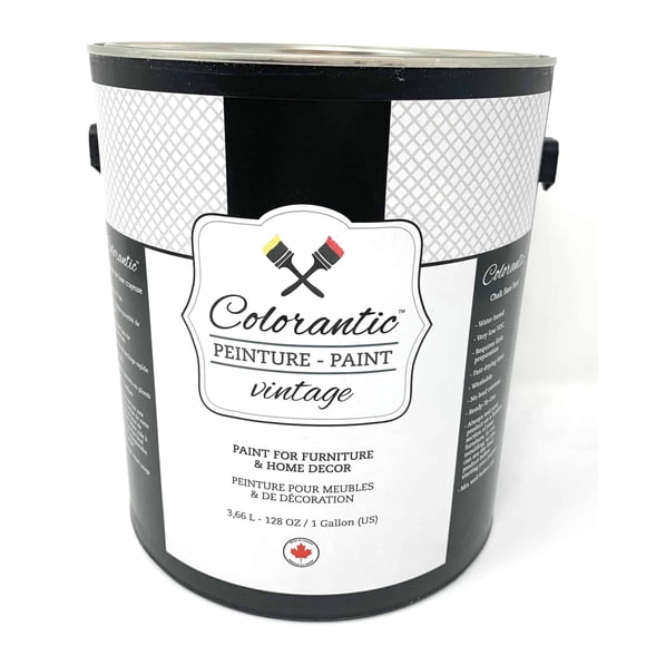 Colorantic | Furniture Rose Gold Metallic Chalk Paint | Arts and Craft DIY Projects (Rose Gold, 128 oz Gallon)