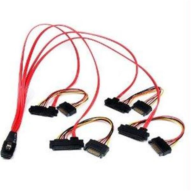 Startech Connecter un Contrôleur Sas à 4 Disques Sas - Sff 8087 à Sff 8482 - Sff8087 à Sff