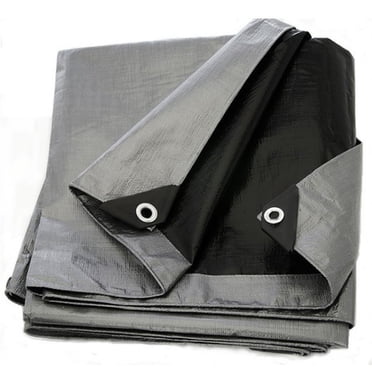 Coofit Tarp Cover Thicken Waterproof Rustproof Tarpaulin Canopy Camping Tarp