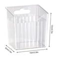 thumbnail image 3 of JMYHOAM Kitchen Gadgets White Plastic Storage Bins for Pantry Organization with Four Handles Home and Kitchen on Clearance, 3 of 6