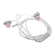 Earphones Wired Noise Cancelling Headphones High Resolution Heavy White