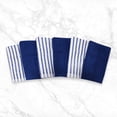 thumbnail image 4 of Hometrends Bar Mop Dish Cloth 6 pack, 100% Cotton, Blue, 4 of 5