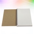 thumbnail image 4 of FRCOLOR spiral book 2pcs Spiral Notebook Sketchbook Inner Blank White Paper for Painting Drawing Writing 50-Sheets,5.51"X8.27"X0.59", 4 of 4