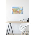 thumbnail image 4 of Map - Canada Wall Poster, 22.375" x 34" Framed, 4 of 4