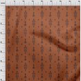 thumbnail image 3 of oneOone Organic Cotton Voile Fabric Arrow & Paisley Ikat Decor Fabric Printed BTY 42 Inch Wide, 3 of 4