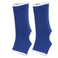 thumbnail image 3 of Ankle Brace, 1Pair Blue Nylon Comfortable Ankle Support Brace Protector Ankle Support High Density Knitting for Strength Training, Sanda, Thai Boxing, 3 of 7
