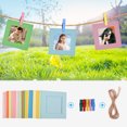thumbnail image 4 of Instant Camera Accessories Bundle Kit Replacement for Fujifilm Instax Square SQ40/ SQ1 with Camera Bag/Camera Strap/Photo Album/Photo Clips/Photo Frame/Stickers/Pen and More, 4 of 7