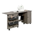 thumbnail image 2 of Sauder Table sur roulettes pour machine à coudre, 2 of 8