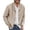 Khaki, variant on TIMIFIS Men's Casual Linen Shirts Long Sleeve Beach Shirt Collarless Button Down T Shirts-BlackFall s