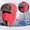 Red, variant on Black Friday TIMIFIS Winter Hat Men And Women Thunderheads Hat Thickened Ear Protection Face Protection Cap Christmas Gifts