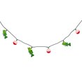 thumbnail image 4 of Northlight Bass Fish and Bobber Patio Light Set - 6' Green Wire - 10ct, 4 of 5