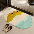 thumbnail image 4 of Wzzjkit Bathroom Mats, Comfortable, Soft, Super Water Absorption Bath Mat, Machine Wash, Non-Slip, Thick, Easier to Dry, for Bathroom Front Door Bathroom Rugs, 4 of 6