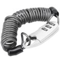 thumbnail image 2 of Bike Helmet Cable Lock, Anti Theft Password Lock 2.2x1.0in Steel Wire Lock Rope Easy To Carry Zinc Alloy  For Bicycle White, 2 of 8