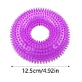 thumbnail image 2 of Durable Squeaky Spiky Ring Pet Toy Interactive Chew Teething for Puppy Dogs Outdoor Indoor Play Training Activity, 2 of 4