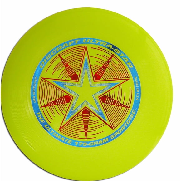 Discraft Ultrastar Sportdisc 175g Stock Ultimate Frisbee Sport Flying Disc Bright Yellow