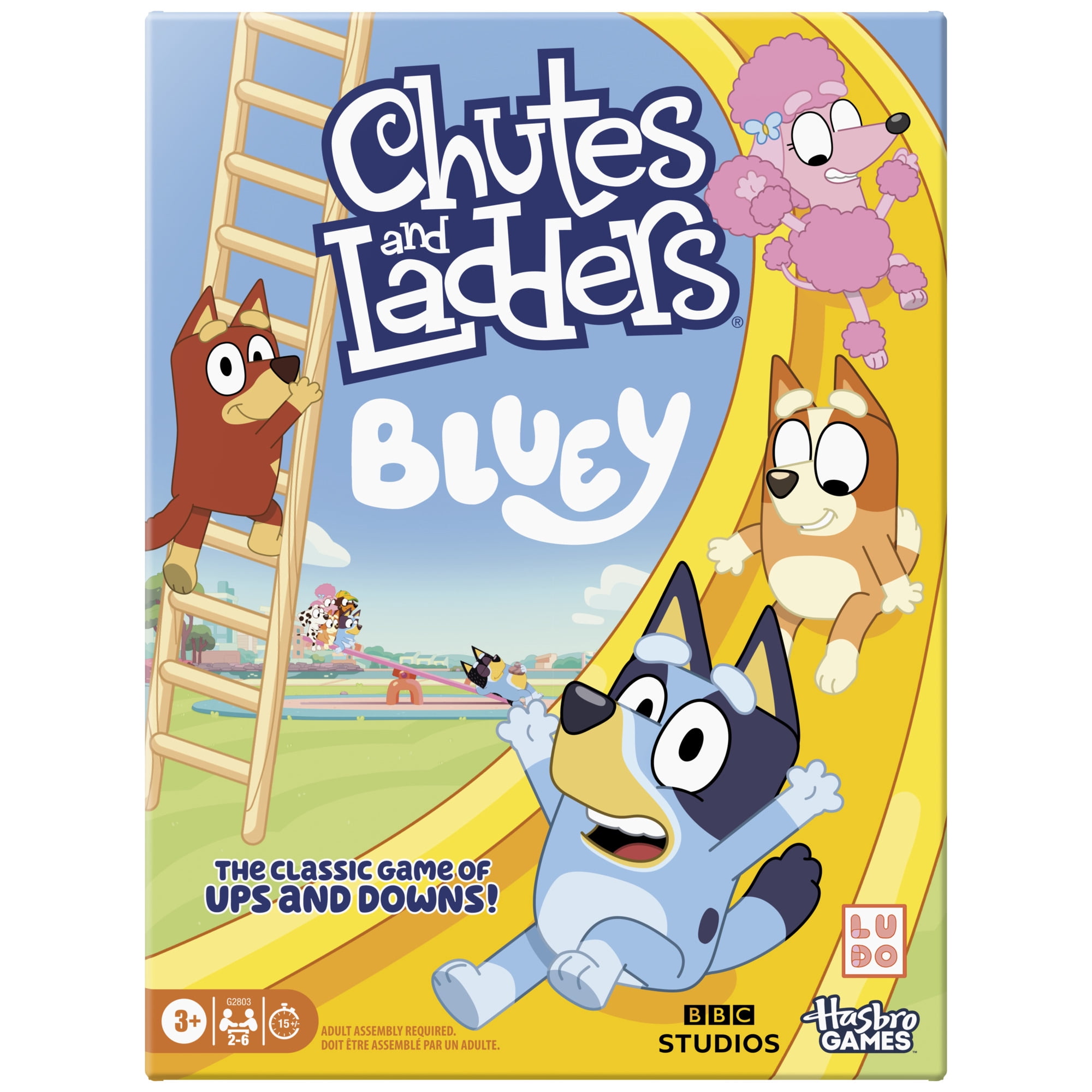Chutes and Ladders Bluey Edition Board Game
