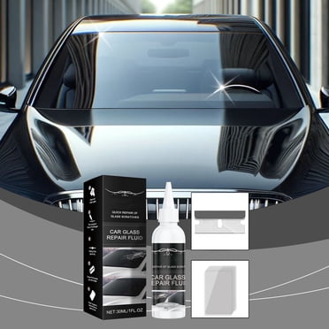 Vaidha Windshield Repair Kit for Cars | Glass Chip & Crack Repair Fluid with Resin | 30ml Bottle Includes Blade & 5 Cured Films | DIY Windshield Fix for Small Cracks & Chips