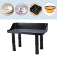 thumbnail image 1 of Support de Bol pour Animaux Surélevé Réglable Anti-Basculement Protection du Cou en Plastique Bol de Nourriture pour Chien Chat Table d'Alimentation Surélevée, 1 of 7