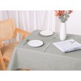 thumbnail image 5 of Unique Bargains Nappe en Lin Résistante aux Plis Lavable 120x160cm Nappe Grise, 5 of 5