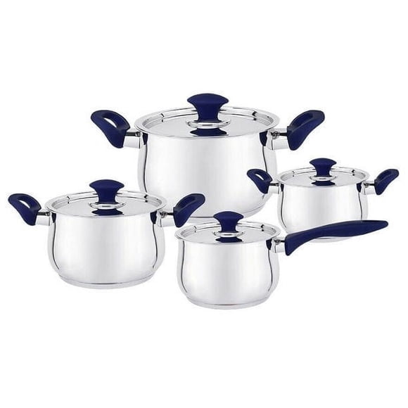 New 4-Piece Cookware Set Stainless Steel