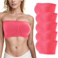 thumbnail image 2 of B91xZ Soutiens-Gorges Légers pour Femmes, Soutien-Gorge de Sport Sans Armatures à Maintien Élevé, Rouge Melon D\'eau TG, 2 of 4