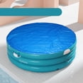 thumbnail image 1 of Yhmxh Round Pool Cover, Solar Covers for Swimming Pools Above Ground, Dust Pool Cover Protector with Drawstring Design for Round Inflatable Swimming Pools, Hot Tub Dustproof Cove(110.24in), 1 of 6