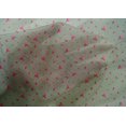 thumbnail image 4 of oneOone Cotton Silk Fabric Blue & Peach Flower Floral Print Fabric BTY 42 Inch Wide, 4 of 4