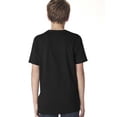 thumbnail image 2 of Next Level T-Shirt à Col Rond en Coton pour Jeunes, TG, Noir, 2 of 3