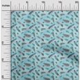 thumbnail image 2 of oneOone Tissu Velours Bleu Clair Automne Matériel de Robe Tissu Imprimé Tissu au Mètre 58 Pouces de Large, 2 of 4