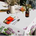 thumbnail image 4 of Eikione Floral Tablecloth Rectangle Summer Flower Tableclothes 60x84inch Tablecloth for Dinner, 4 of 4