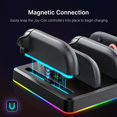 thumbnail image 3 of Game Controller Charger Dock Compatible With Nintendo Switch 2, Charging Station For Joy-Pads With RGB Lights, LED Indicators, Built-in Kickstand, 3 of 8