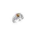 thumbnail image 3 of RYLOS Mens Rings 14K White Gold Ring 6X4MM Oval Shape Gemstone & Diamond Ring Tiger Eye November Birthstone Rings For Man Gold Rings Size 9, 3 of 7