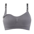 thumbnail image 4 of 5 Piece Women's Nursing Bra Set, Size L - Non-wired, comfortable for sleeping and nursing, 4 of 7