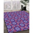 thumbnail image 3 of Ahgly Company Machine Washable Indoor Rectangle Transitional Purple Area Rugs, 2' x 4', 3 of 7